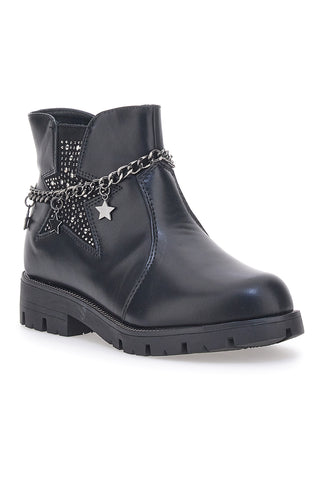 Schwarze Chelsea-Stiefel Danke 14230