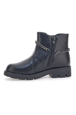 Schwarze Chelsea-Stiefel Danke 14230