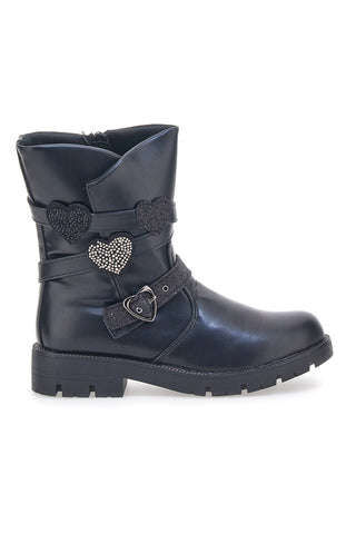 Schwarze Stiefeletten Danke 14226