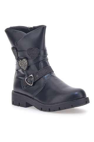 Schwarze Stiefeletten Danke 14226