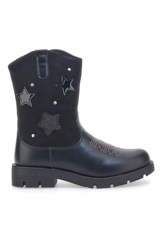 Schwarze Stiefeletten Danke 23007