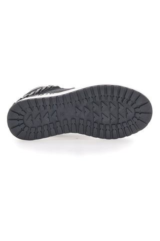 Laura Biagiotti Schwarze mittelhohe Sneakers 15546