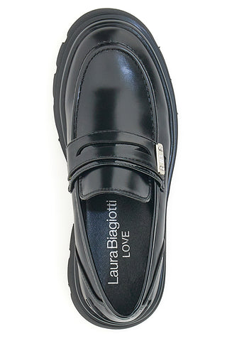 Schwarze Slipper Laura Biagiotti 8645