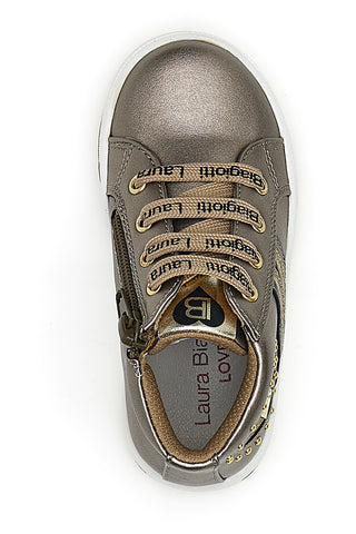 Sneakers Primi Passi Mid-Cut Taupe Laura Biagiotti 8801