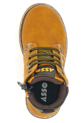 Ockerfarbener Asso-Stiefel 158040