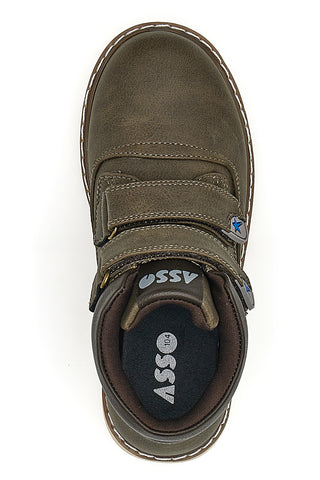 Scarponcino con Velcro Asso 9650