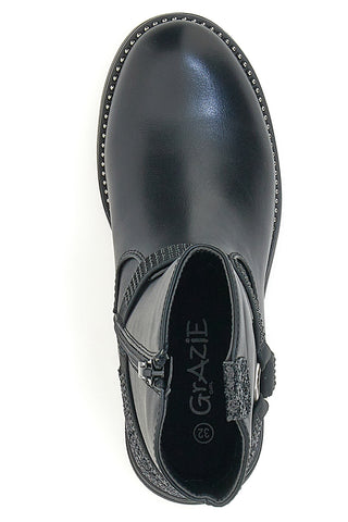 Schwarze Stiefel für Kinder Danke 531857