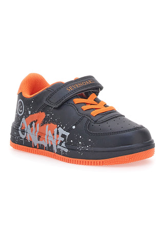 Sneakers Nere e Arancioni Sevenoaks 2308