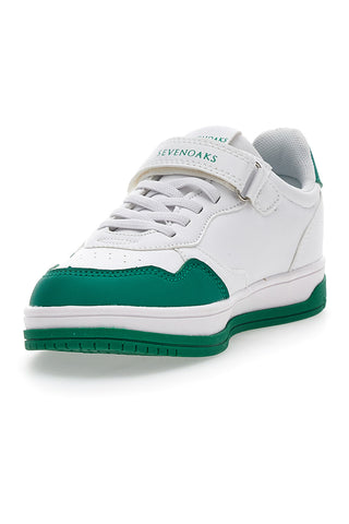 Weiße und grüne Sneakers Sevenoaks 2316