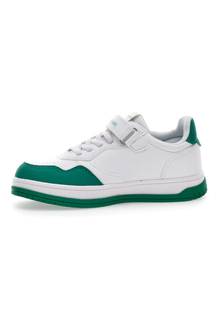 Weiße und grüne Sneakers Sevenoaks 2316