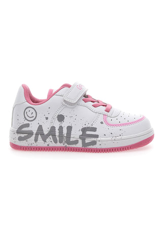 Sneakers Bianche e Rosa Grazie 2327
