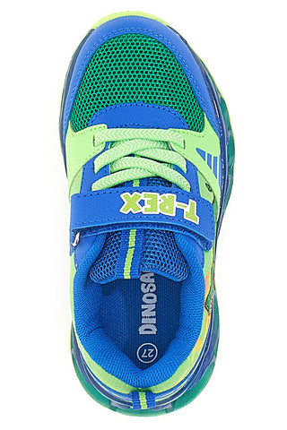 Blaue und grüne Turnschuhe mit Disney-Dinosaurier-Lichtern Disney 8020056