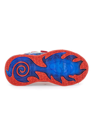 Sneakers Blu e Rosse Con Luci e Dinosauro Disney 8020001