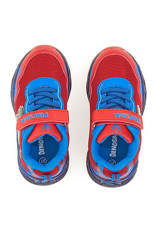 Sneakers Blu e Rosse Con Luci e Dinosauro Disney 8020001