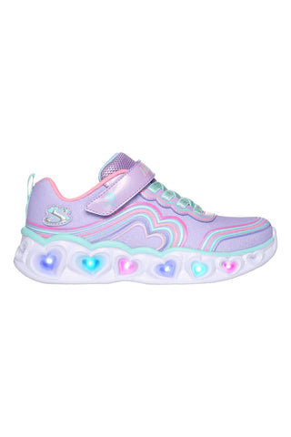 Turnschuhe mit Lichtern für Kinder Skechers Heart Lights Retro Hearts
