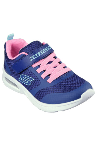 Blaue Turnschuhe Skechers Microspec Max-Racer Gal