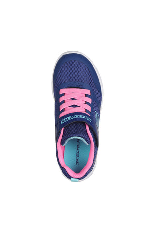 Blaue Turnschuhe Skechers Microspec Max-Racer Gal