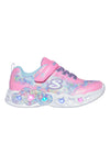 Turnschuhe mit rosa Lichtern für Kinder Skechers Infinite Heart Light-Color Lovin