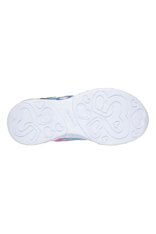 Turnschuhe mit rosa Lichtern für Kinder Skechers Infinite Heart Light-Color Lovin
