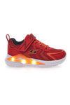 Rote Turnschuhe mit farbigen Skechers Lights Tri-Namics