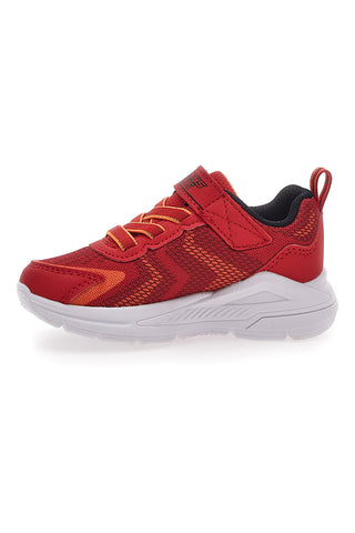 Rote Turnschuhe mit farbigen Skechers Lights Tri-Namics