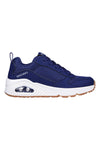 Blaue Turnschuhe für Kinder Skechers Uno-Powex