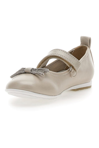 Champagnerfarbene Syssy-Ballerinas 14503
