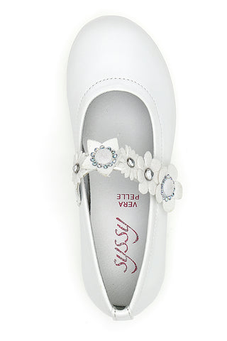 Syssy Weiße Ballerinas 16160