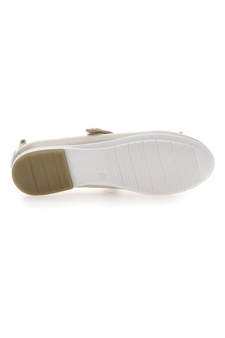 Elfenbeinfarbene Ballerinas Syssy 14503