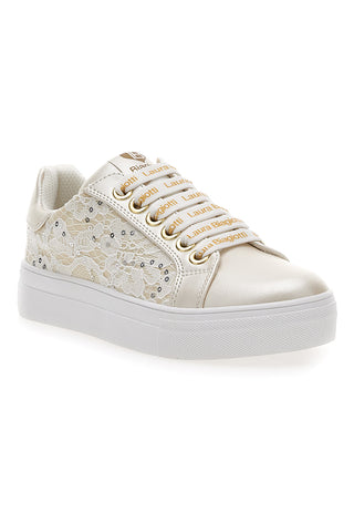 Sneakers Avorio Con Platform Laura Biagiotti 8321