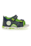 Superga Blaue und grüne First Steps Sandalen 83507
