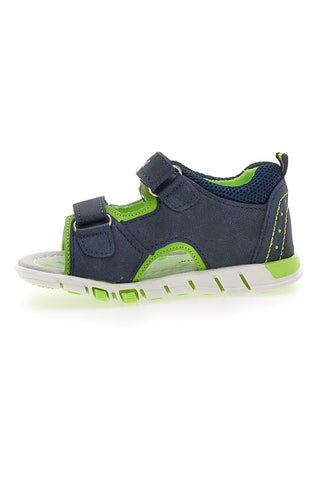 Superga Blaue und grüne First Steps Sandalen 83507