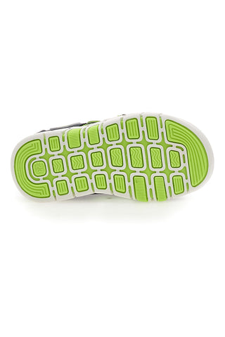 Superga Blaue und grüne First Steps Sandalen 83507