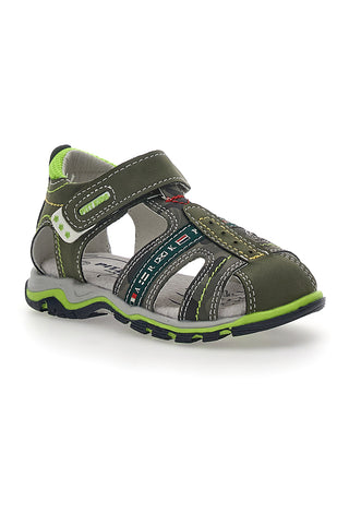 Sandali con Velcro Verde Pitt Kids 14306