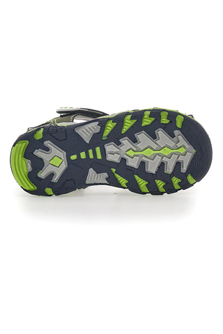 Sandali con Velcro Verde Pitt Kids 14306