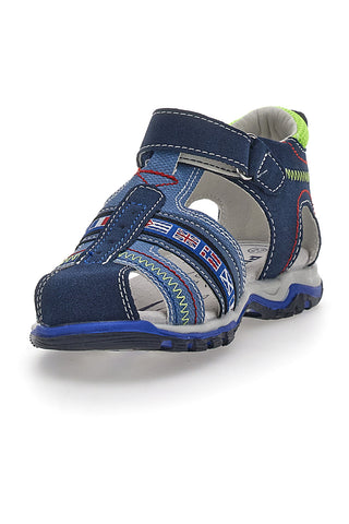 Sandali con Velcro Blu Pitt Kids 14306