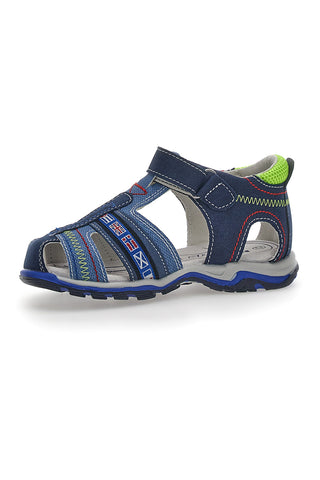 Sandali con Velcro Blu Pitt Kids 14306