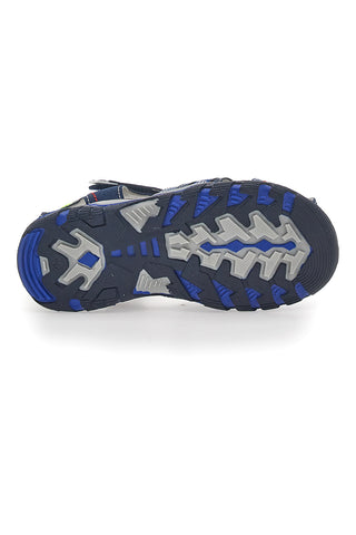 Sandali con Velcro Blu Pitt Kids 14306