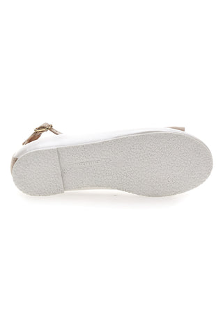 Weiße Ballerinas mit Schleife Graie Girl 409