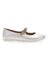 Perlmuttfarbene Ballerinas für Kinder Grazie Girl 406