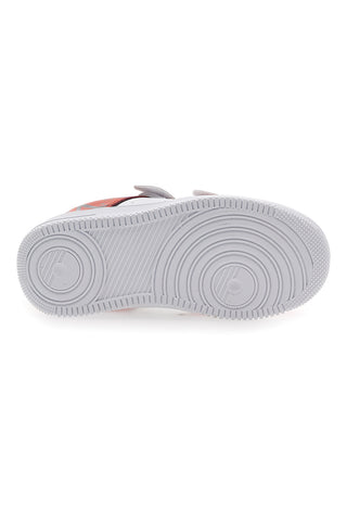 Sneakers Bianche e Arancioni Con Strappi Pitt Kids 201195