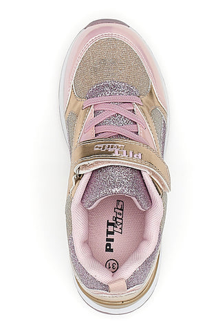 Goldene und rosa Sneakers Pitt Kids 23558
