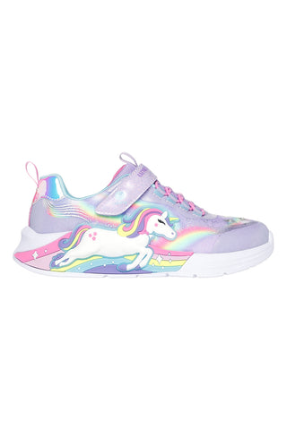 SKECHERS MIT EINHORN UND INTEGRIERTEN LICHTERN 302298L