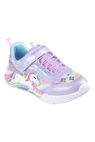 SKECHERS MIT EINHORN UND INTEGRIERTEN LICHTERN 302298L