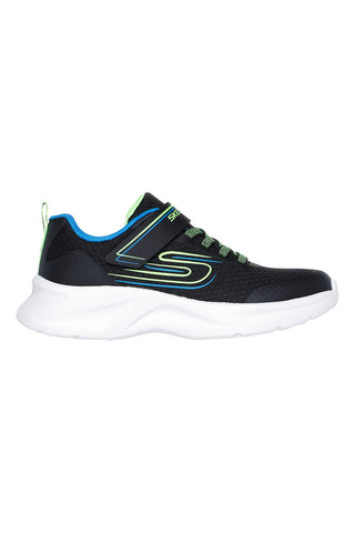 Skechers Dynamic Swift Tread schwarze Turnschuhe mit Riss