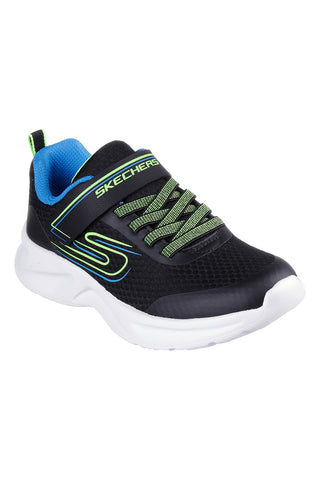 Skechers Dynamic Swift Tread schwarze Turnschuhe mit Riss