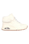 Sneakers mid-cut bianco imbottito con cerniera SKECHERS UNO FALL AIR