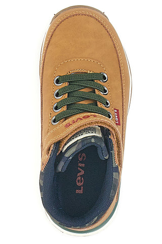 Sneakers mid-cut marroni con velcro LEVI'S ASCOT MINI