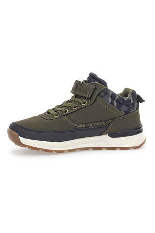 Sneakers Khaki Mid-Cut con Velcro Levi's Ascot Refresh