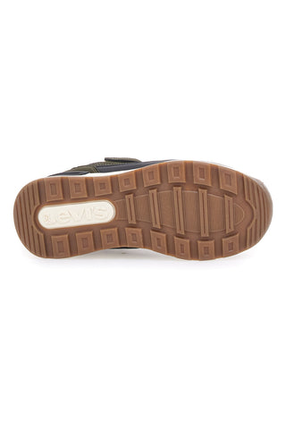 Sneakers Khaki Mid-Cut con Velcro Levi's Ascot Refresh